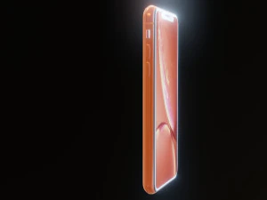 i phone xr orange colour 3D Model