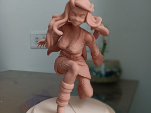 Nesuko fanart sculpt ready for print 3D Baskı Modeli