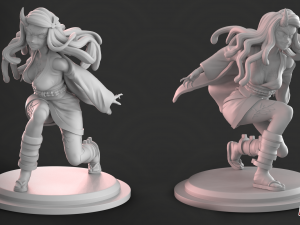 Nesuko fanart sculpt ready for print 3D Baskı Modeli