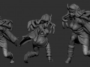 Nesuko fanart sculpt ready for print 3D Baskı Modeli