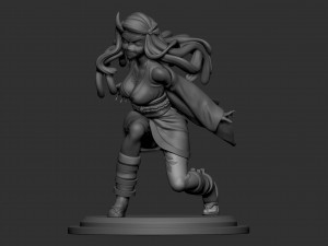 Nesuko fanart sculpt ready for print 3D Baskı Modeli
