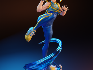 FANART CHUN LI FROM STREET FIGTHER Modello di stampa 3D