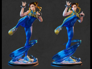 FANART CHUN LI FROM STREET FIGTHER Modello di stampa 3D