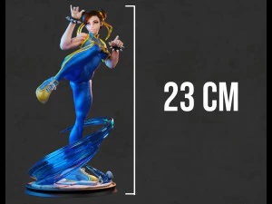 FANART CHUN LI FROM STREET FIGTHER 3D Print Model