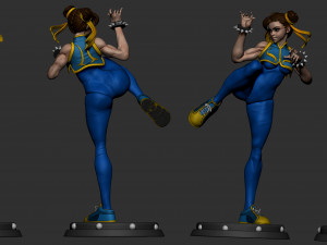 FANART CHUN LI FROM STREET FIGTHER Modello di stampa 3D
