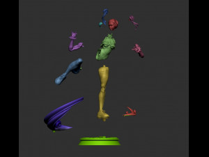 FANART CHUN LI FROM STREET FIGTHER Modello di stampa 3D