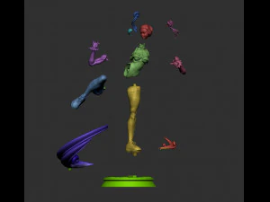 FANART CHUN LI FROM STREET FIGTHER 3D Print Model