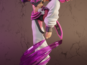 FANART JURI FROM STREET FIGTHER Modelo de impresión 3D