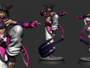 FANART JURI FROM STREET FIGTHER Modelo de impresión 3D