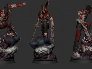 CHAINSAWMAN FOR 3D PRINT 3D Print Model