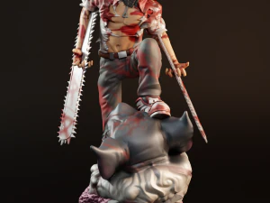 CHAINSAWMAN FOR 3D PRINT 3D Print Model