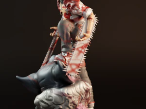 CHAINSAWMAN FOR 3D PRINT 3D Print Model