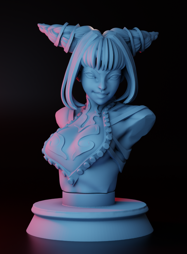JURI BUST FOR 3D PRINT 3D-printmodel .c4d .max .obj .3ds .fbx .stl .blend 