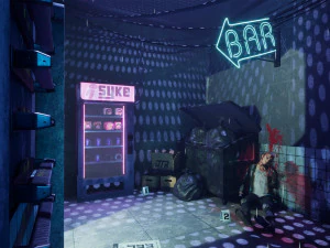 cyberpunk grunge sci-fi asset pack low-poly 3D Model