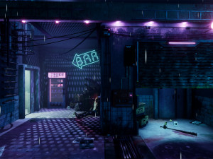 cyberpunk grunge sci-fi asset pack low-poly 3D-Modell