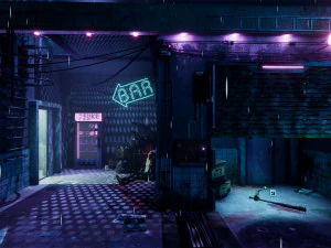 cyberpunk grunge sci-fi asset pack low-poly 3D Model