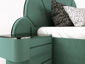 modern bed 3D Model