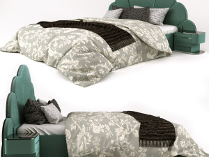 modern bed 3D Model