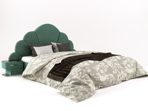 modern bed 3D Model