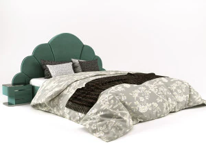 moderne bed 3D Model