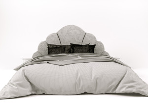 modern bed 3D Model