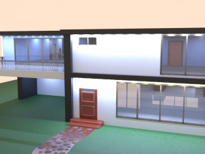 simple house Modèle 3D