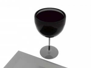 pasta and wine 3D मॉडल