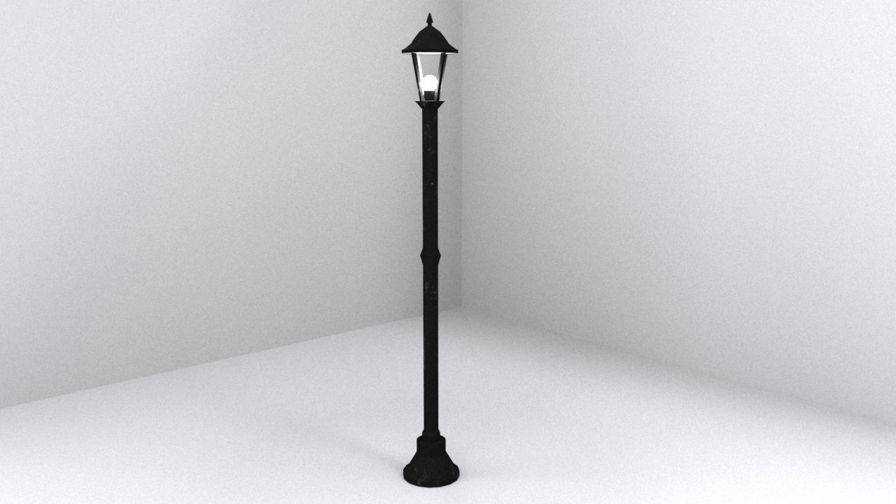 street lamp 3D Model .c4d .max .obj .3ds .fbx .stl .blend 