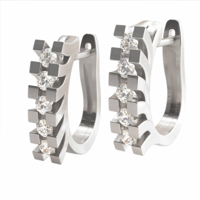 0001 earrings 3D Model .c4d .max .obj .3ds .fbx .stl .blend 