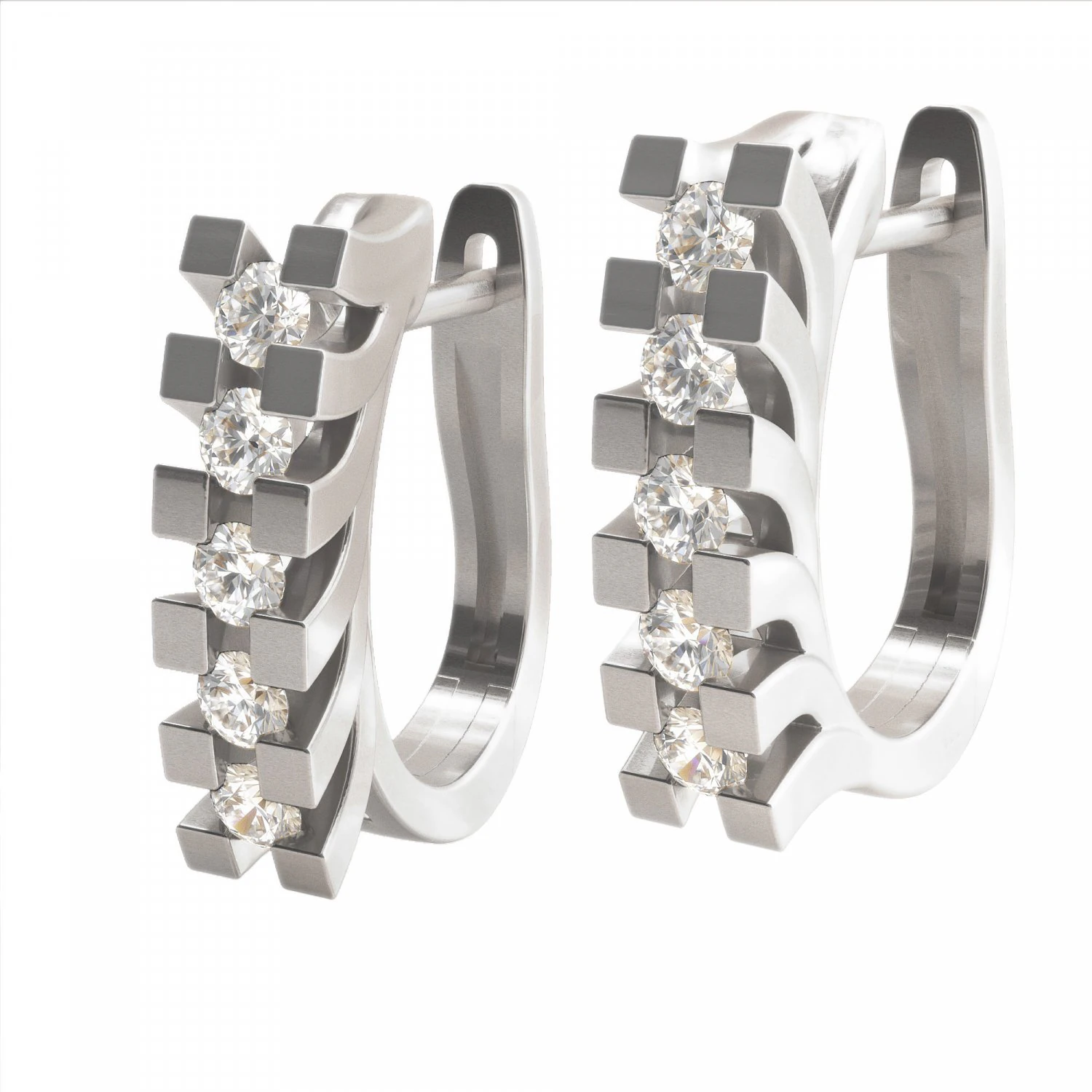 0001 earrings 3D Model .c4d .max .obj .3ds .fbx .stl .blend