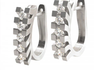 0001 kolczyki Model 3D