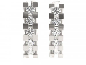 0001 earrings 3D Model