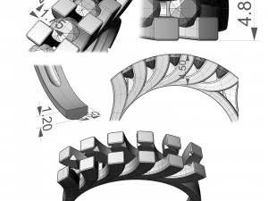 0001 rings 3D Model