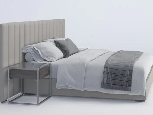 bed modern 01 3D Model