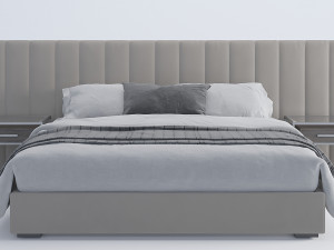 bed modern 01 Modelo 3D