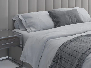 bed modern 01 3D Model