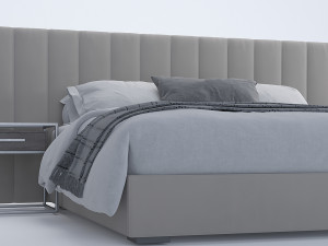 bed modern 01 Modelo 3D