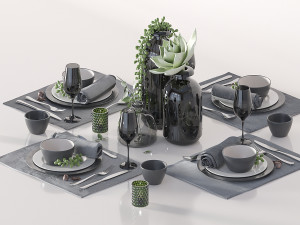 table setting 3D 模型