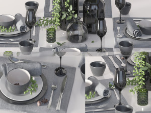 table setting 3D 模型