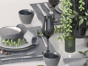 table setting 3D 模型