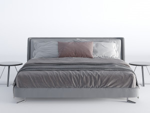 bed modern 02 Modelo 3D