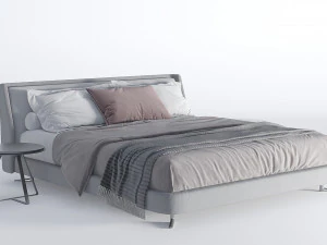 bed modern 02 3D Model