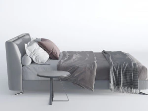 bed modern 02 3D Model