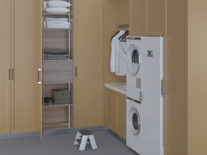 laundry room shelves 2 Modelo 3D