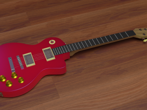 electric guitar 3D 模型