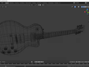electric guitar 3D Model