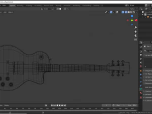 electric guitar 3D Model