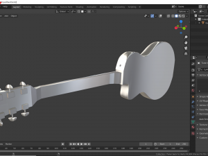 electric guitar 3D 모델