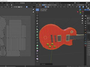 electric guitar 3D 모델