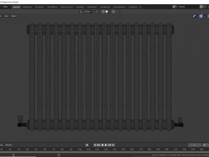 radiator 3D 模型